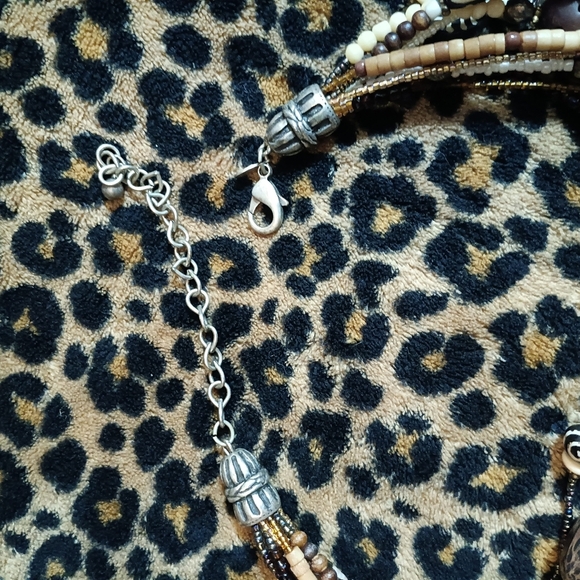 !!Chico's 12 Strand Beaded Necklace 16" - Picture 3 of 10